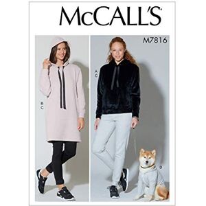 McCall's M7816, Sewing Pattern,Template, Paper, White, L-XL-XXL McCall's M7816, Sewing Pattern,Template, Paper, White, L-XL-XXL