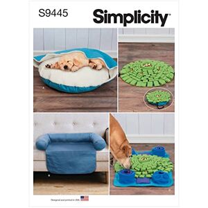 Simplicity Sewing Pattern S9445 Pet Bed in Two Sizes, Chair Cover and Play Mats Simplicity Sewing Pattern S9445 Pet Bed in Two Sizes, Chair Cover and Play Mats