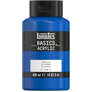 Liquitex Basics Acrylic Paint, Primary Blue, 400 ml Bottle Liquitex Basics Acrylic Paint, Primary Blue, 400 ml Bottle