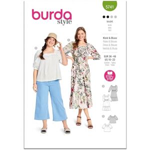Burda Style Sewing Pattern B5741 Misses' Blouse & Dress Burda Style Sewing Pattern B5741 Misses' Blouse & Dress