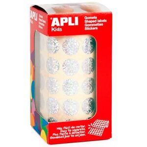 APLI Kids 11631 Roll of 2832 Round Metallic Stickers 15 mm Holographic APLI Kids 11631 Roll of 2832 Round Metallic Stickers 15 mm Holographic