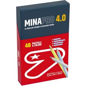 Seven Minapro 4.0 School Crayons, Box of 48, Contents: 6 Neon Colours, 12 Metallic Colours, 18 Pastel Colours, 12 Classic Colours Seven Minapro 4.0 School Crayons, Box of 48, Contents: 6 Neon Colours, 12 Metallic Colours, 18 Pastel Colours, 12 Classic Colours