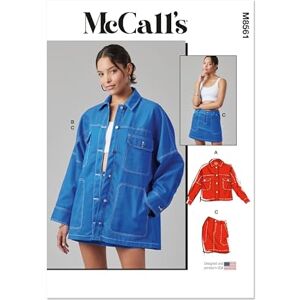 McCall's MCCALLS Sewing Pattern M8561K5 Misses' Jacket in Two Lengths and Skirt K5 (8-10-12-14-16) McCall's MCCALLS Sewing Pattern M8561K5 Misses' Jacket in Two Lengths and Skirt K5 (8-10-12-14-16)