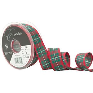 Berisfords Polyester Tartan, Macgregor, 10.4 x 10.4 x 2.9 cm Berisfords Polyester Tartan, Macgregor, 10.4 x 10.4 x 2.9 cm