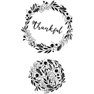 Sizzix Clear Stamps 3PK Autumn Wreath by Olivia Rose 665973 Chapter 3 2022, Multicolor, One Size Sizzix Clear Stamps 3PK Autumn Wreath by Olivia Rose 665973 Chapter 3 2022, Multicolor, One Size