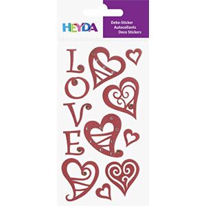 HEYDA Baier Schneider &Sticker Label Sticker Mix, Hearts, Set of 8, Multi-Color, 1 Piece HEYDA Baier Schneider &Sticker Label Sticker Mix, Hearts, Set of 8, Multi-Color, 1 Piece