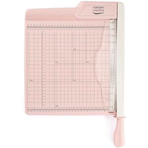 Creative Labs Guillotine Paper Cutter 30 cm Pink Paper Trimmer for A4, A5 and A6 Vinyl, Cardboard and More for Crafting, Scrapbooking and Card Making Creative Labs Guillotine Paper Cutter 30 cm Pink Paper Trimmer for A4, A5 and A6 Vinyl, Cardboard and More for Crafting, Scrapbooking and Card Making