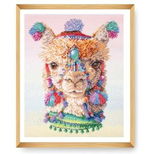 Trimits Printed Cross Stitch Kits Printed Embroidery Needlecraft for Adults Beginners Kids, Christmas, Gifts, Wall Art (Frame Not Included), 11 Count Aida, Alpaca Trimits Printed Cross Stitch Kits Printed Embroidery Needlecraft for Adults Beginners Kids, Christmas, Gifts, Wall Art (Frame Not Included), 11 Count Aida, Alpaca