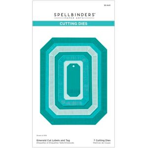 Spellbinders S5-641 Emerald Cut Labels and Tag Etched Dies from The Home for The Holidays Collection Spellbinders S5-641 Emerald Cut Labels and Tag Etched Dies from The Home for The Holidays Collection