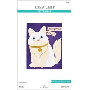 Spellbinders S7-250 Big Cat Etched Dies from The Bibi's Cats and Pugs Collection by Bibi Cameron Spellbinders S7-250 Big Cat Etched Dies from The Bibi's Cats and Pugs Collection by Bibi Cameron