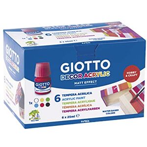 GIOTTO 538200 Acrylic Gouache Painting Colour – 6 Pack GIOTTO 538200 Acrylic Gouache Painting Colour – 6 Pack