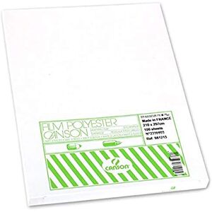 Canson A4 75 µ Translucent Mat Coated Polyester Film (Pack of 100 Sheets) Canson A4 75 µ Translucent Mat Coated Polyester Film (Pack of 100 Sheets)