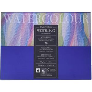 Fabriano Watercolour Paper, Cotton, White, 30 x 40 x 0.5 cm Fabriano Watercolour Paper, Cotton, White, 30 x 40 x 0.5 cm