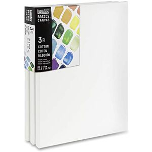 Liquitex Basics 471030040 Stretcher Frame Made of Spruce Wood Set of 3 30 x 40 cm Canvas Made of 100% Cotton 280 g/m², Sturdy Spruce Wood Stretcher Frame, White Pre-Primed Canvas for Acrylic Paints Liquitex Basics 471030040 Stretcher Frame Made of Spruce Wood Set of 3 30 x 40 cm Canvas Made of 100% Cotton 280 g/m², Sturdy Spruce Wood Stretcher Frame, White Pre-Primed Canvas for Acrylic Paints