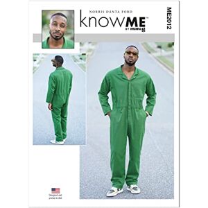 McCall's Know Me ME2012BB Men's Jumpsuit by Norris Dánta Ford BB (44-46-48-50-52) McCall's Know Me ME2012BB Men's Jumpsuit by Norris Dánta Ford BB (44-46-48-50-52)