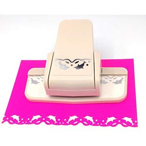 Kucaa Handmade Scrapbooking Edge Puncher Fancy Border Punch S Heart Dolphin Design DIY Paper Cutter (Dolphins) Kucaa Handmade Scrapbooking Edge Puncher Fancy Border Punch S Heart Dolphin Design DIY Paper Cutter (Dolphins)