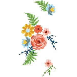 Sizzix Brand Model Painted Florals Layered Stamps - Stamps Sizzix Brand Model Painted Florals Layered Stamps - Stamps