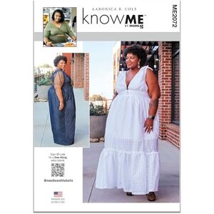 Know me Sewing Pattern ME2072M1 Misses' and Women's Jumpsuit and Dress by Aaronica B. Cole M1 (10-12-14-16-18) Know me Sewing Pattern ME2072M1 Misses' and Women's Jumpsuit and Dress by Aaronica B. Cole M1 (10-12-14-16-18)