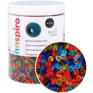 INNSPIRO Clear Round Glass Rock Mix 2.3mm 500g Approx N9 INNSPIRO Clear Round Glass Rock Mix 2.3mm 500g Approx N9