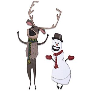 Sizzix Thinlits Die Set 15PK 664753 Papercut Christmas #2 Colorize by Tim Holtz Sizzix Thinlits Die Set 15PK 664753 Papercut Christmas #2 Colorize by Tim Holtz