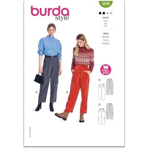 Burda Sewing Pattern X05699 Style Pattern 5699 Misses' Trousers 10-22 (36-48) Burda Sewing Pattern X05699 Style Pattern 5699 Misses' Trousers 10-22 (36-48)