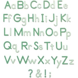 Sizzix Thinlits Die Set Essential Type by Lisa Jones 92 Pack Metal Cutting Dies for Cardmaking, Embossing, Journalling, Stencilling Sizzix Thinlits Die Set Essential Type by Lisa Jones 92 Pack Metal Cutting Dies for Cardmaking, Embossing, Journalling, Stencilling