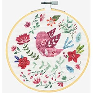 DMC Folk Bird Cross-Stitch Kit DMC Folk Bird Cross-Stitch Kit