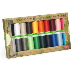 Gütermann creativ Sewing thread set rPET with 20 spools Sew-all Thread 100 m Gütermann creativ Sewing thread set rPET with 20 spools Sew-all Thread 100 m