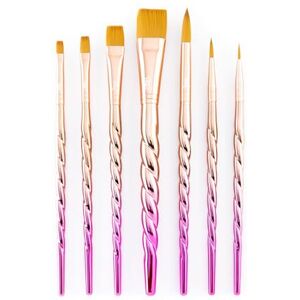 Royal & Langnickel Mythos Unicorn 7 PC Brush Set, Purple Royal & Langnickel Mythos Unicorn 7 PC Brush Set, Purple