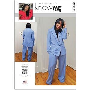 Know me Sewing Pattern ME2128K5 Misses' Jacket and Trousers by Beaute' J'Adore K5 (8-10-12-14-16) Know me Sewing Pattern ME2128K5 Misses' Jacket and Trousers by Beaute' J'Adore K5 (8-10-12-14-16)