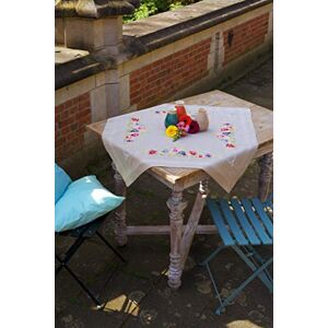 Vervaco Embroidery Kit: Tablecloth: Violets, NA, 80 x 80cm Vervaco Embroidery Kit: Tablecloth: Violets, NA, 80 x 80cm