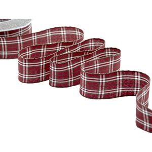Furlanis Classic Tartan, Decorative Ribbon, Gift, Christmas Packing, Wedding, Party, Made in Italy Amaranth, 40 mm x 20 m Furlanis Classic Tartan, Decorative Ribbon, Gift, Christmas Packing, Wedding, Party, Made in Italy Amaranth, 40 mm x 20 m