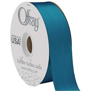 Berwick Offray 1.5" Wide Double Face Satin Ribbon, Deep Teal Blue, 50 Yds Berwick Offray 1.5" Wide Double Face Satin Ribbon, Deep Teal Blue, 50 Yds