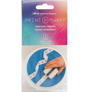 We R Memory Keepers Printmaker Ribbon 25MMX10YD, 25mm X 10yd We R Memory Keepers Printmaker Ribbon 25MMX10YD, 25mm X 10yd