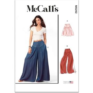 McCall's M8292A5 Misses Skirt/Pants A5 (6-8-10-12-14) McCall's M8292A5 Misses Skirt/Pants A5 (6-8-10-12-14)