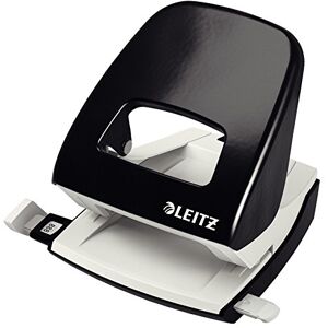 Leitz Hole Punch, 30 Sheets, Guide Bar with Format Markings, Metal, NeXXt Range, 50080095 Black Leitz Hole Punch, 30 Sheets, Guide Bar with Format Markings, Metal, NeXXt Range, 50080095 Black