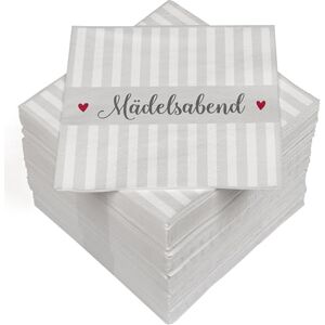 HEKU 100 Napkins - Girls' Evening - 3-ply - 33 x 33 cm - Absorbent & Practical HEKU 100 Napkins - Girls' Evening - 3-ply - 33 x 33 cm - Absorbent & Practical