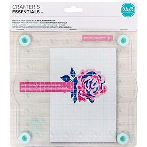 We R Memory Keepers WR Precision Press Adv Acrylic Stamping Block, Large We R Memory Keepers WR Precision Press Adv Acrylic Stamping Block, Large