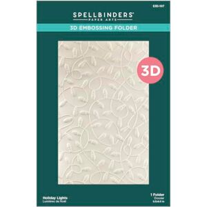 Spellbinders E3D-107 All Wrapped Up 3D Embossing Folder from the Dancin' Christmas Friends Collection Spellbinders E3D-107 All Wrapped Up 3D Embossing Folder from the Dancin' Christmas Friends Collection
