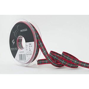 Berisfords Polyester Tartan, Macgregor, 10.4 x 10.4 x 1.6 cm Berisfords Polyester Tartan, Macgregor, 10.4 x 10.4 x 1.6 cm