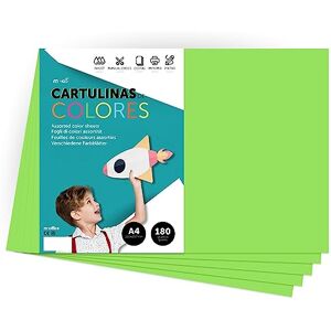 m-office A4 Colour Card Intense Colours 180g Colour Sheets for Crafts, Printing Your Documents and Creative Designs A4 Colour Sheets (25 Sheets, Green) m-office A4 Colour Card Intense Colours 180g Colour Sheets for Crafts, Printing Your Documents and Creative Designs A4 Colour Sheets (25 Sheets, Green)