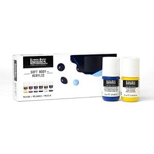 Liquitex Soft Body Acrylic Paint Mixing - 6x22ml - Art Supplies Liquitex Soft Body Acrylic Paint Mixing - 6x22ml - Art Supplies