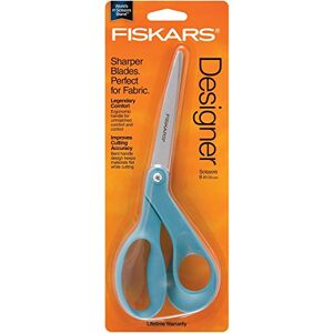 Fiskars Scissors, Stainless Steel, Adriatic Blue, 8 inch Fiskars Scissors, Stainless Steel, Adriatic Blue, 8 inch