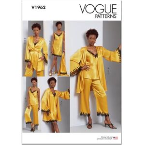 Vogue V1962F5 Misses' Robe, Camisole, Slip Dress and Pants F5(16-18-20-22-24) Vogue V1962F5 Misses' Robe, Camisole, Slip Dress and Pants F5(16-18-20-22-24)