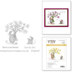 Spellbinders Rare Bloom Cling Rubber Stamp Set from The House-Mouse Rare Bloom Collection Spellbinders Rare Bloom Cling Rubber Stamp Set from The House-Mouse Rare Bloom Collection