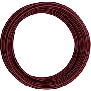 Creative Labs Aluminium Craft Wire 32.8 ft (10 m) x 0.16" (4 mm) Oxblood (Red) Flexible Metallic Wire for Crafting, Flower Arranging, Jewellery Making and Modelling Creative Labs Aluminium Craft Wire 32.8 ft (10 m) x 0.16" (4 mm) Oxblood (Red) Flexible Metallic Wire for Crafting, Flower Arranging, Jewellery Making and Modelling