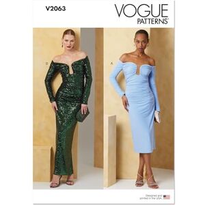 Vogue Patterns Vogue Sewing Pattern V2063Y5 Misses' Dress in Two Lengths Y5 (18-20-22-24-26) Vogue Patterns Vogue Sewing Pattern V2063Y5 Misses' Dress in Two Lengths Y5 (18-20-22-24-26)