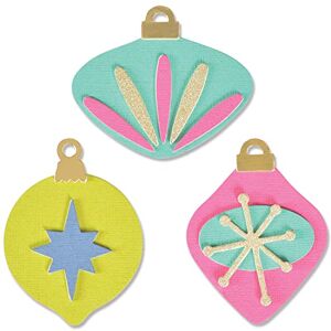 Sizzix Bigz L Die Quirky Baubles by Jennifer Ogborn 665964 Chapter 3 2022, Multicolor, One Size Sizzix Bigz L Die Quirky Baubles by Jennifer Ogborn 665964 Chapter 3 2022, Multicolor, One Size