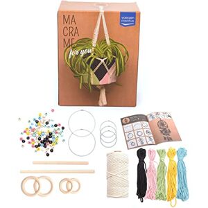Creative Labs Macramé Weaving Kit, Includes Macramé Cords in Multiple Colours, Beads, Dowels, Wooden and Metal Hoops to Make Plant Hangers, Dreamcatchers and More Creative Labs Macramé Weaving Kit, Includes Macramé Cords in Multiple Colours, Beads, Dowels, Wooden and Metal Hoops to Make Plant Hangers, Dreamcatchers and More