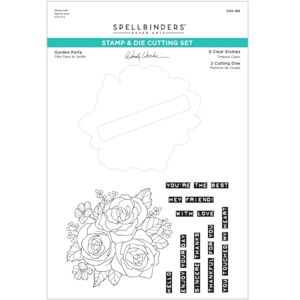 Spellbinders Party Clear Stamp & Die Set from The from The Garden Collection by Wendy Vecchi, ONE Spellbinders Party Clear Stamp & Die Set from The from The Garden Collection by Wendy Vecchi, ONE